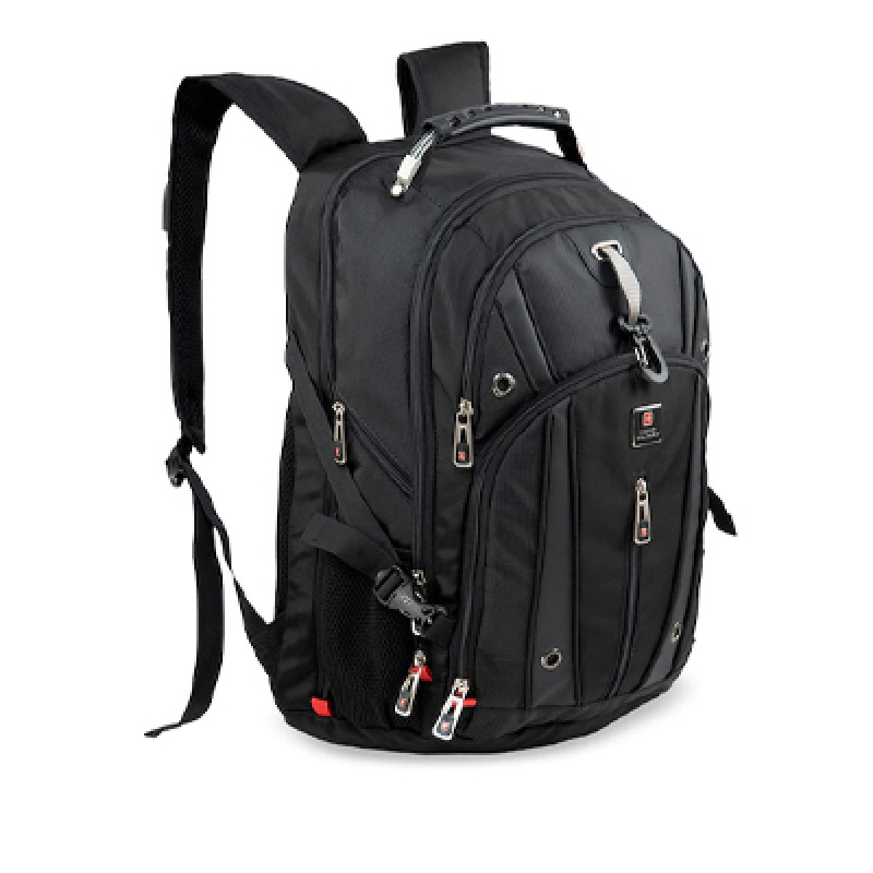 Unisex Black  Backpack