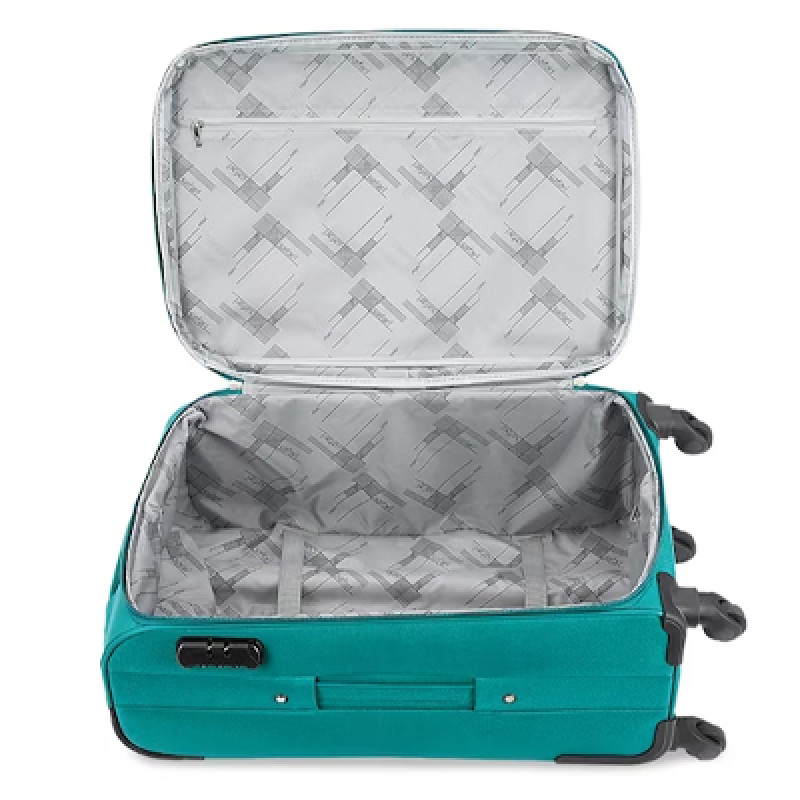 Unisex Teal Green Mimik Cabin Trolley Bag